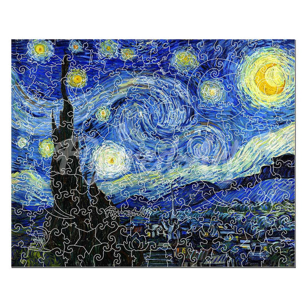 Wooden Puzzle - Van Gogh - Starry Night