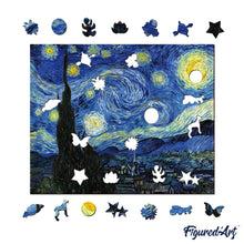 Load image into Gallery viewer, Wooden Puzzle - Van Gogh - Starry Night