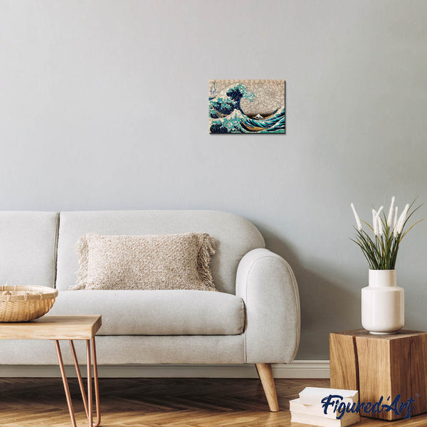 Wooden Puzzle - The Great Wave off Kanagawa by Hokusa