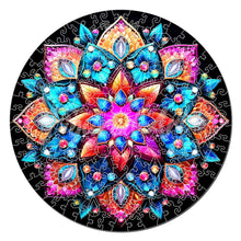 Load image into Gallery viewer, Wooden Puzzle - Kaleidoscope Mandala