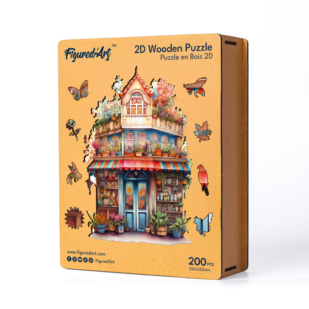 Wooden Puzzle - Whimsical Florist