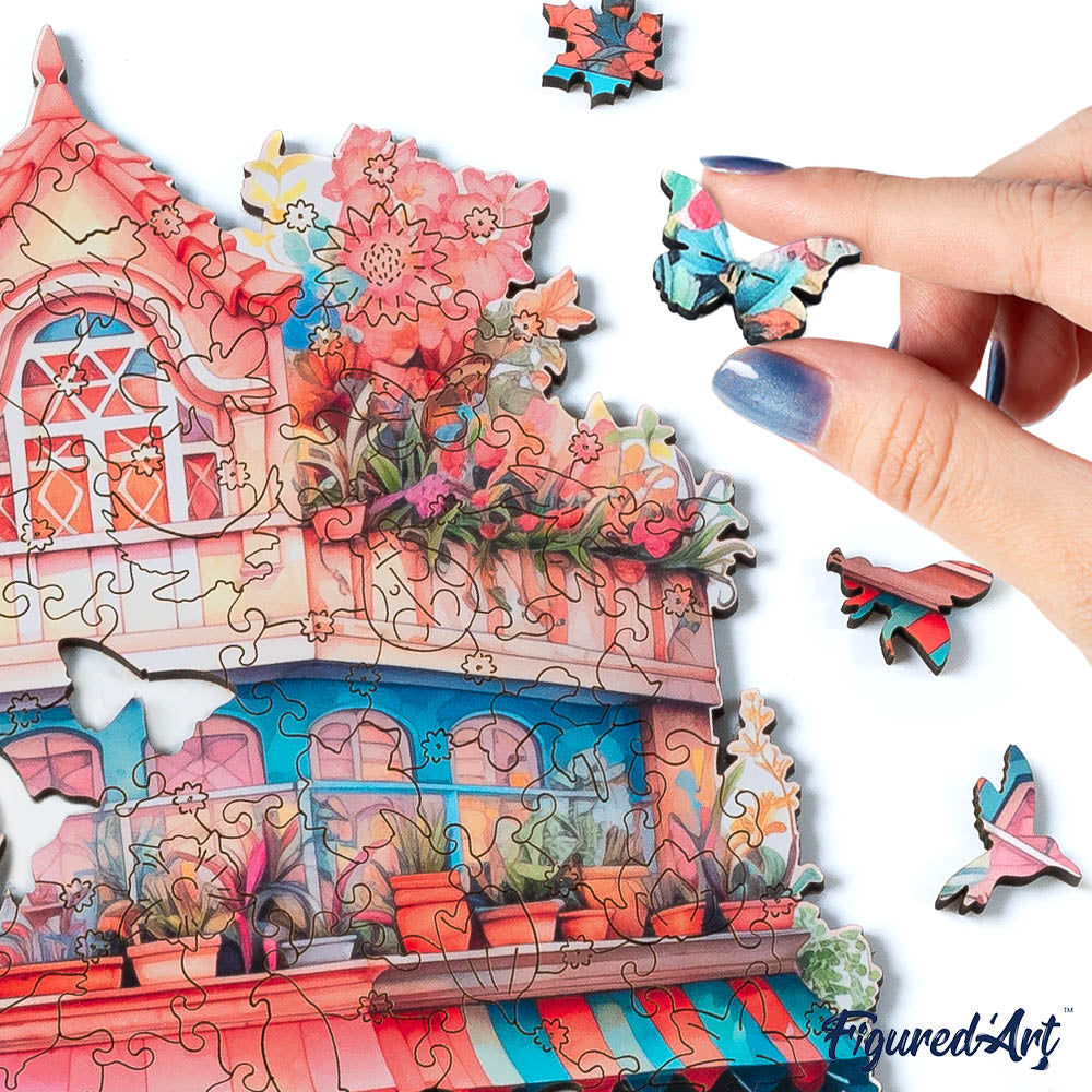 Wooden Puzzle - Whimsical Florist