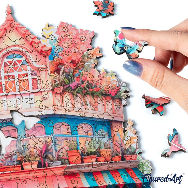 Wooden Puzzle - Whimsical Florist