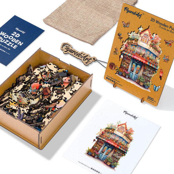 Wooden Puzzle - Whimsical Florist