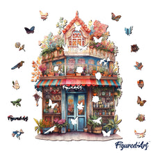 Load image into Gallery viewer, Wooden Puzzle - Whimsical Florist