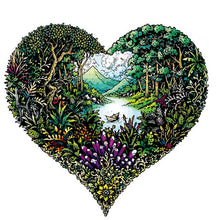 Load image into Gallery viewer, Wooden Puzzle - Nature Heart