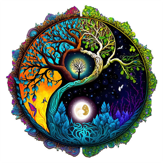 Wooden Puzzle - Time Tree