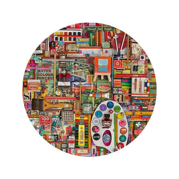 Wooden Puzzle - Art Collage