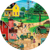 Wooden Puzzle - Colorful Village