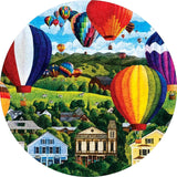 Wooden Puzzle - Balloon Festival in Europe