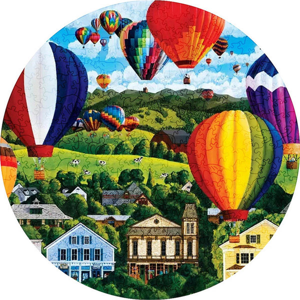 Wooden Puzzle - Balloon Festival in Europe