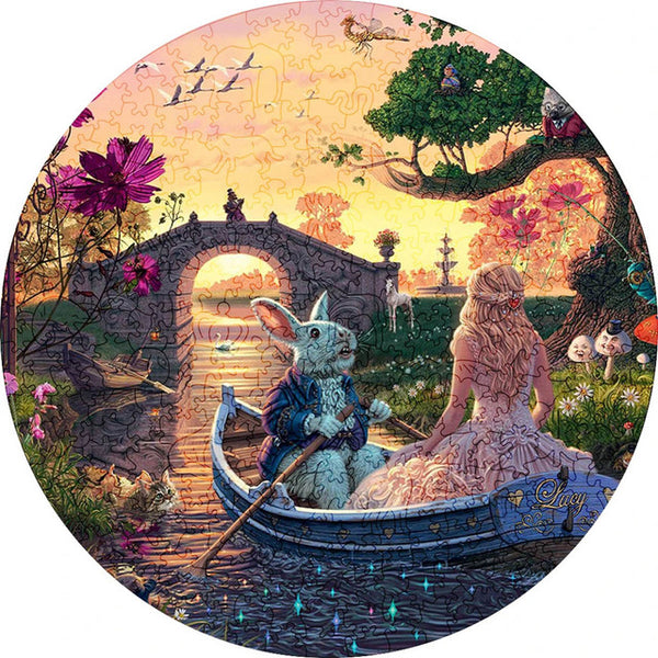 Wooden Puzzle - Magical Sunset Voyage