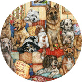 Wooden Puzzle - Dog Couch Critters