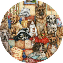 Load image into Gallery viewer, Wooden Puzzle - Dog Couch Critters