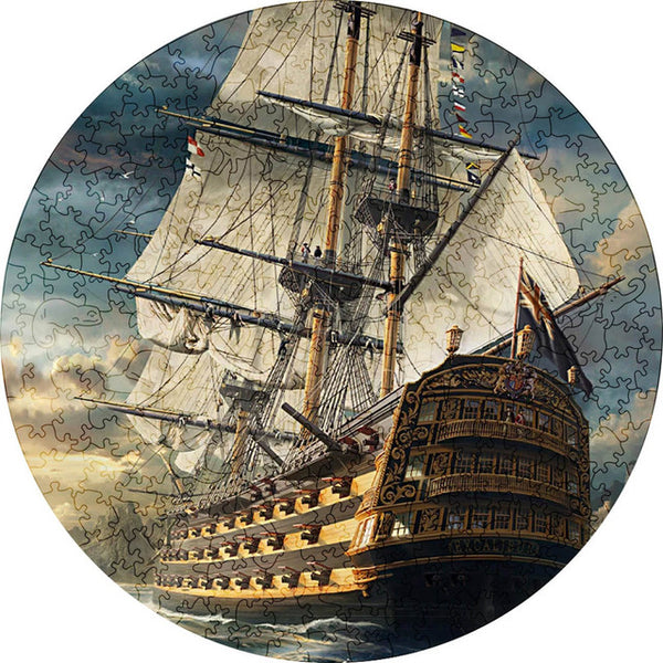 Wooden Puzzle - Majestic Ocean Voyage