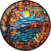 Load image into Gallery viewer, Wooden Puzzle - Sun in Autumn