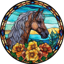 Load image into Gallery viewer, Wooden Puzzle - Flowers for a Stallion