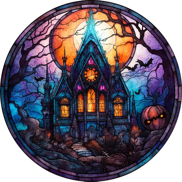 Wooden Puzzle - Horror House