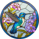 Wooden Puzzle - Blue Hummingbird