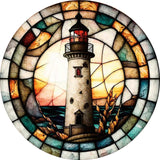 Wooden Puzzle - Lighthouse at Sunrise