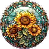 Wooden Puzzle - Sunflowers