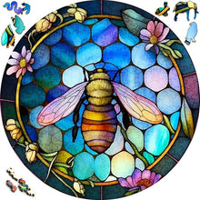 Load image into Gallery viewer, Wooden Puzzle - Pastel Bee