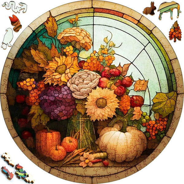 Wooden Puzzle - Autumn Display