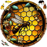 Wooden Puzzle - Beehive
