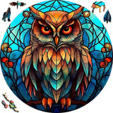 Wooden Puzzle - Brown Owl