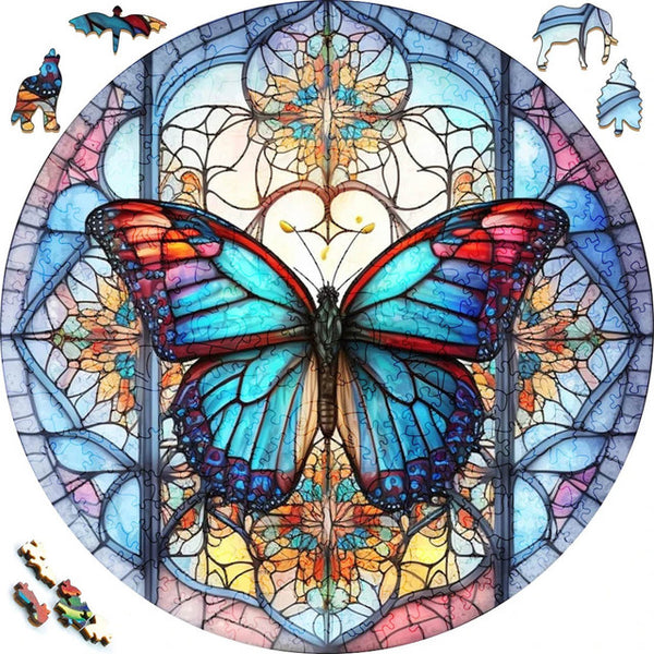 Wooden Puzzle - Heavenly Butterfly