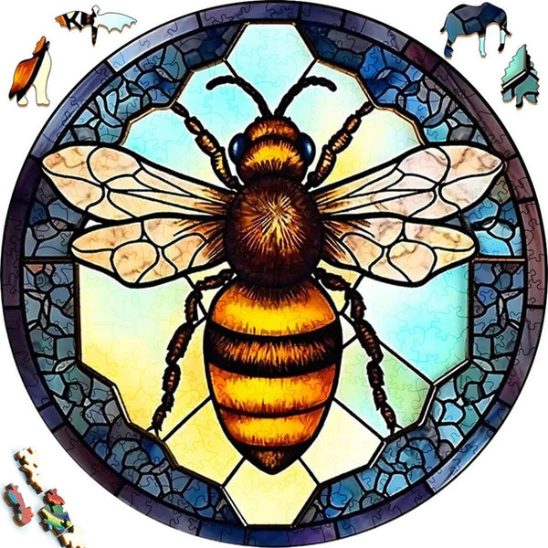 Wooden Puzzle - Morning Bee