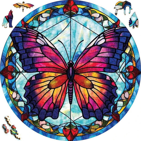 Wooden Puzzle - Morning Butterfly