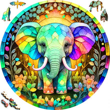 Load image into Gallery viewer, Wooden Puzzle - Baby Elephant