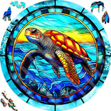 Wooden Puzzle - Rising Turtle