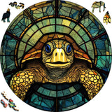 Wooden Puzzle - Friendly Turtle