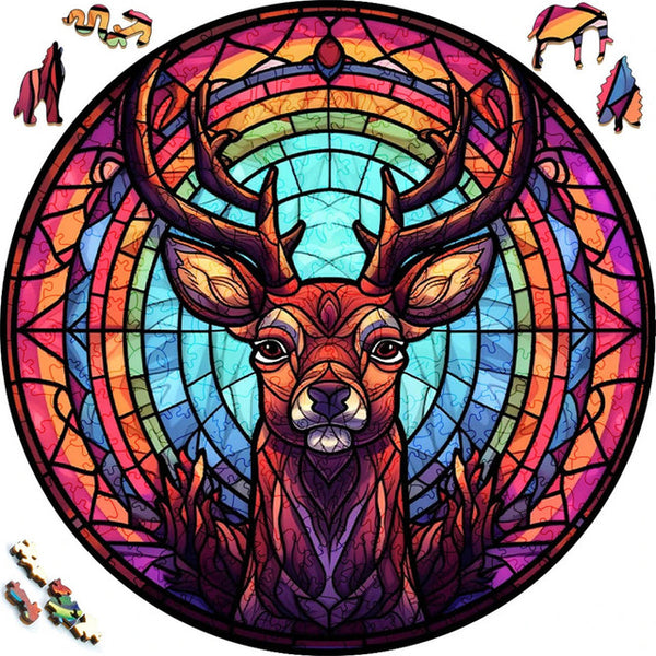 Wooden Puzzle - Dusk Stag