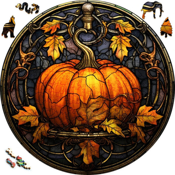 Wooden Puzzle - Grand Pumpkin