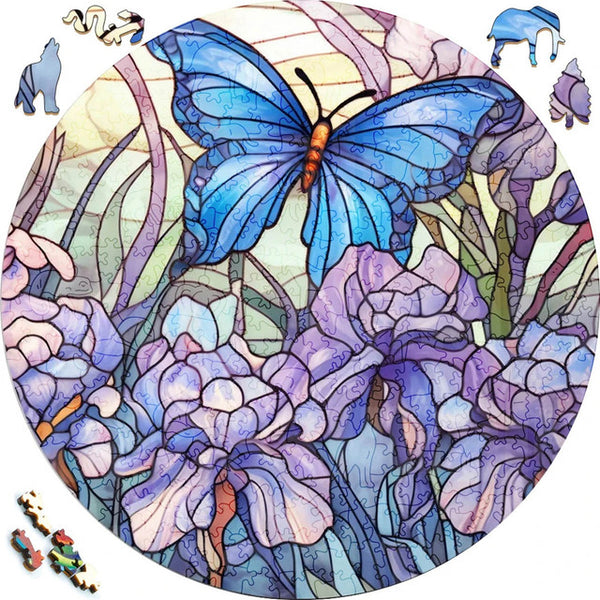 Wooden Puzzle - Cool Butterfly