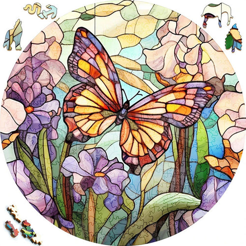 Wooden Puzzle - Royal Butterfly