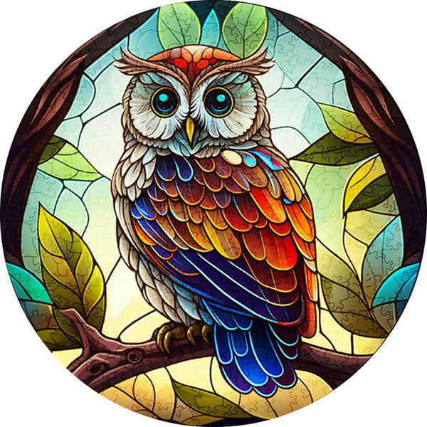 Wooden Puzzle - Early Morning Owl