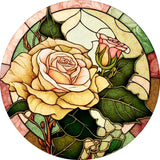 Wooden Puzzle - Light Yellow Rose