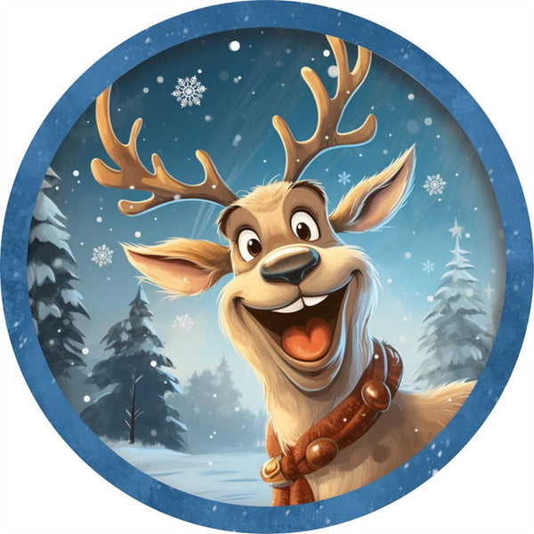 Wooden Puzzle - Happy Reindeer