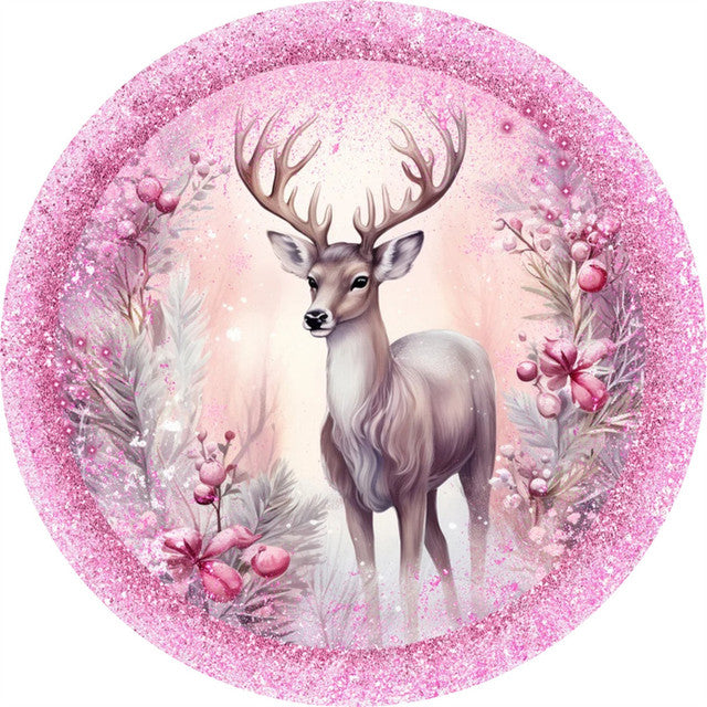 Wooden Puzzle - Pink Buck