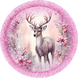 Wooden Puzzle - Pink Buck