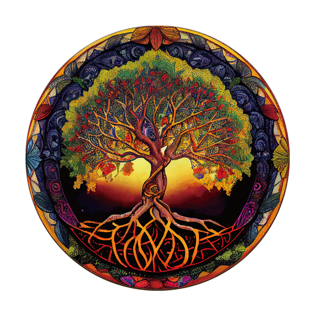 Wooden Puzzle - Tree of Dusk