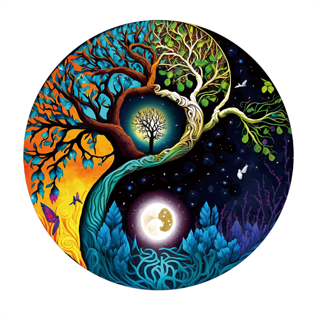 Wooden Puzzle - Tree of Time