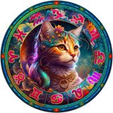 Wooden Puzzle - Virgo Cat