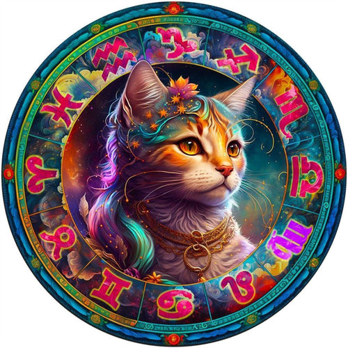 Wooden Puzzle - Virgo Cat