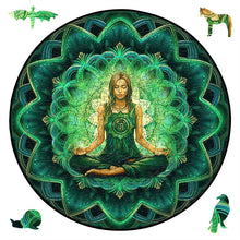 Load image into Gallery viewer, Wooden Puzzle - Zen Girl