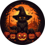 Wooden Puzzle - Witch Cat